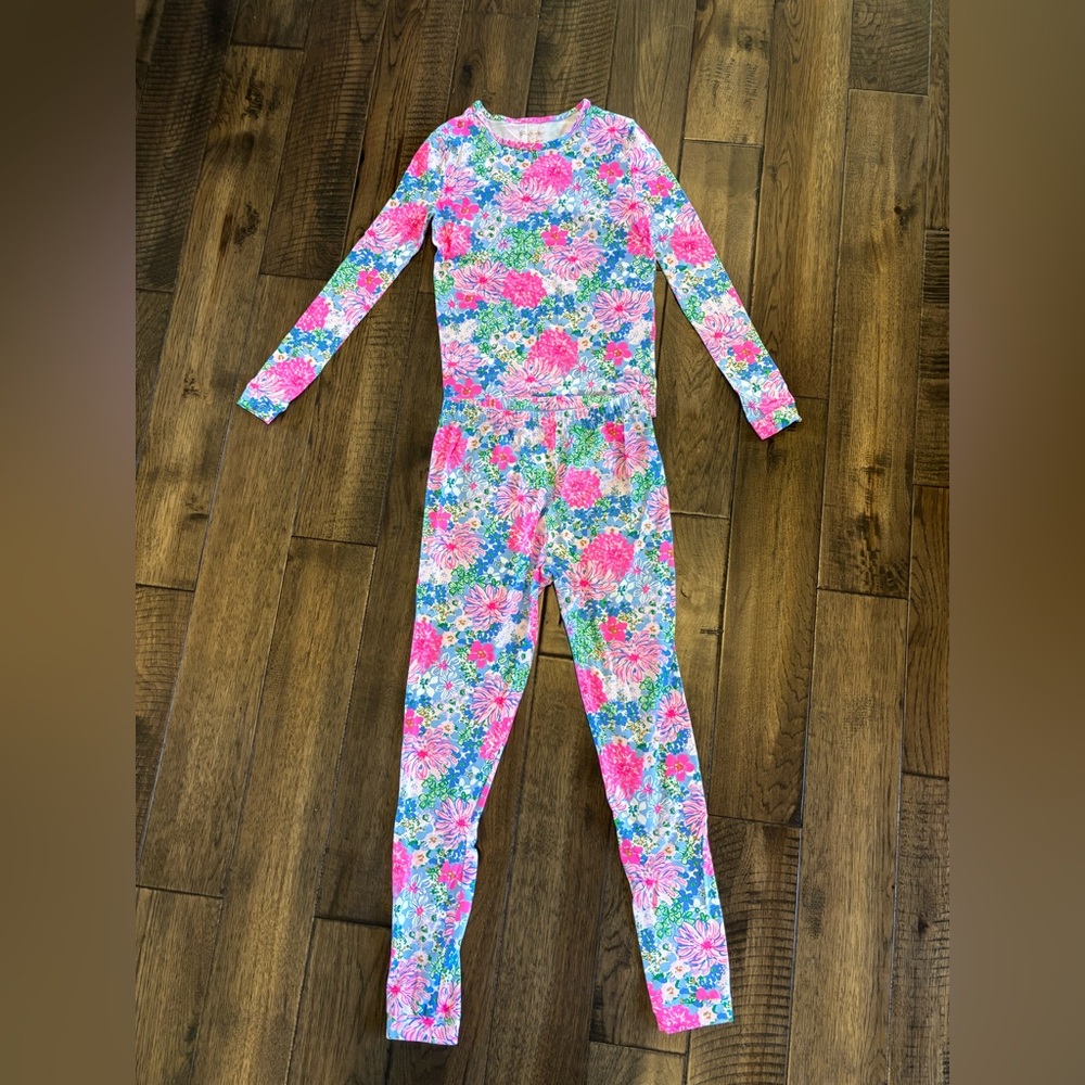 Lilly Pulitzer Girls Mini Sammy Pajama Set
